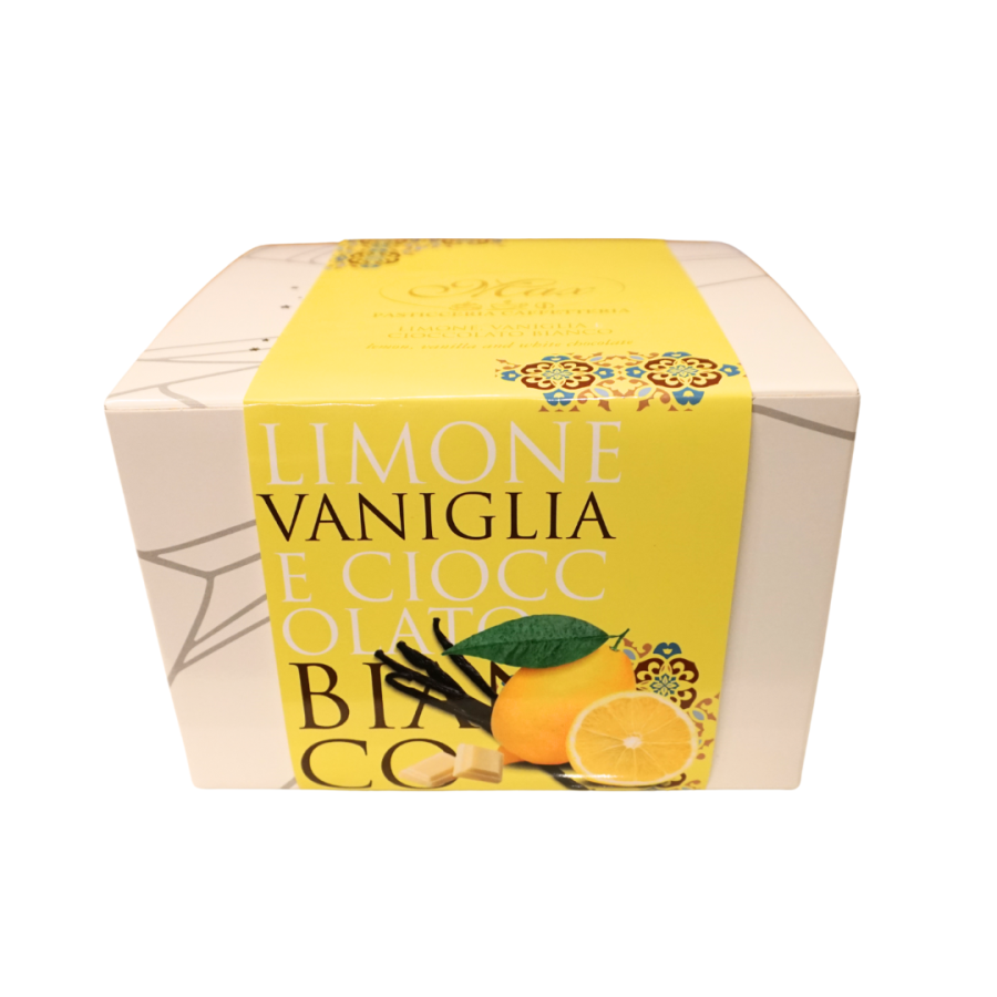 Panettone al Limone, Cioccolato Bianco e Vaniglia